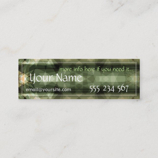 Tarjeta del perfil de Fragmente (Anverso)