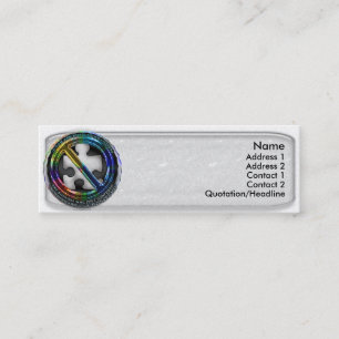 Tarjeta del perfil de la conciencia del autismo de