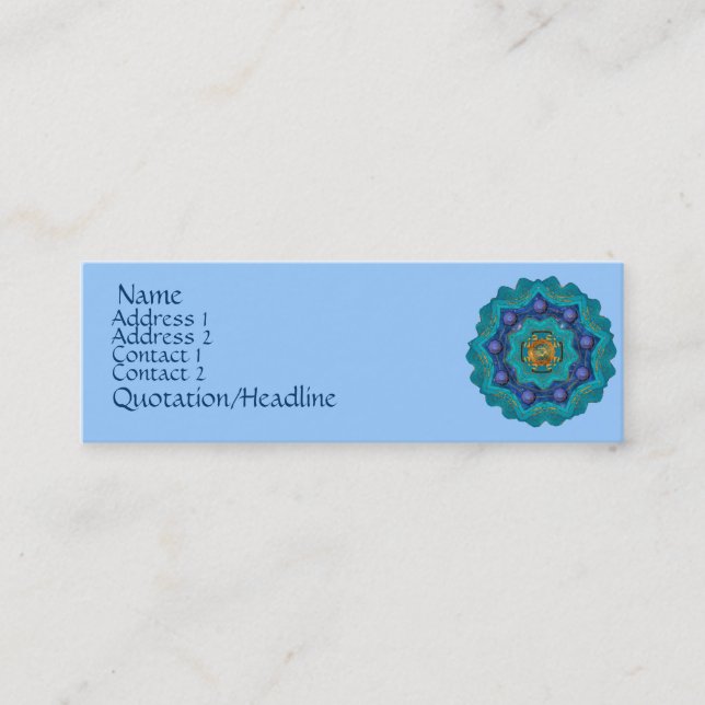 Tarjeta del perfil de la estrella de Indira (Anverso)