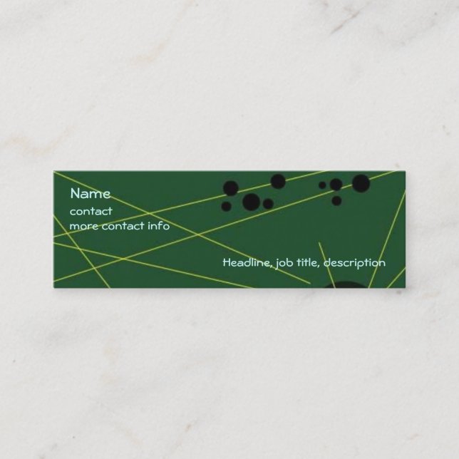 Tarjeta del perfil de la flecha del espacio (Anverso)
