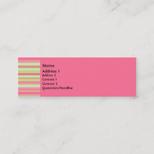 Tarjeta del perfil de la fresa y del kiwi