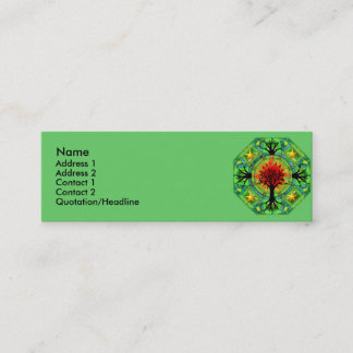 Tarjeta del perfil de la madre tierra