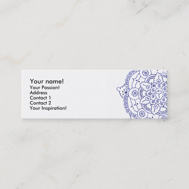 Tarjeta del perfil de la mandala 4 (Anverso)