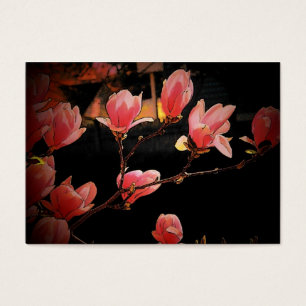 Tarjeta del perfil de las magnolias
