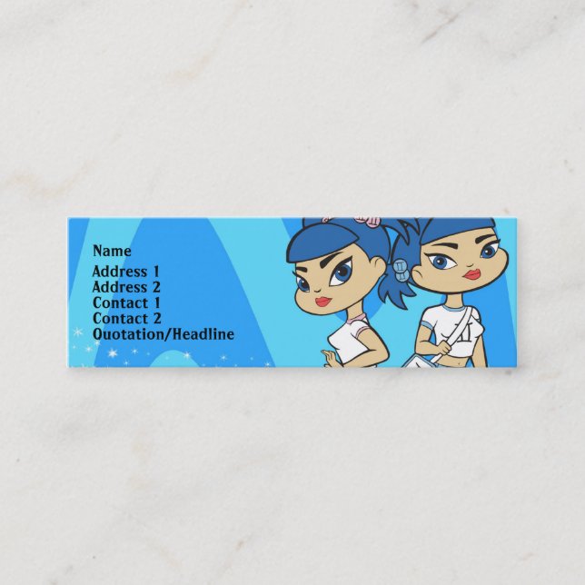 Tarjeta del perfil de los géminis (Anverso)