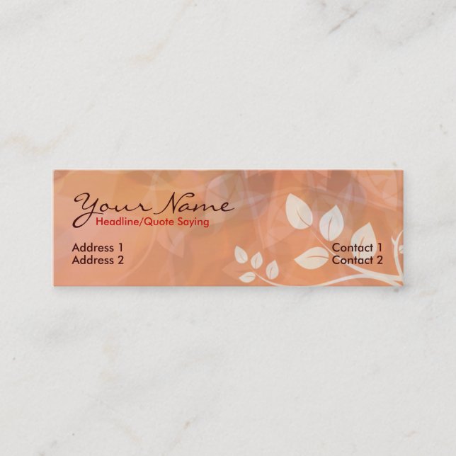 Tarjeta del perfil de Pasoflora (Anverso)