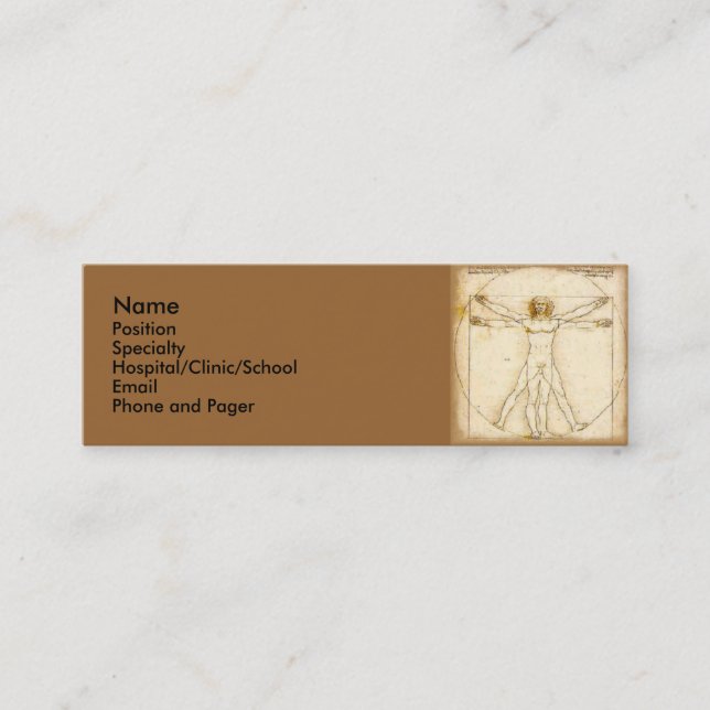 Tarjeta del perfil de Physican (Anverso)
