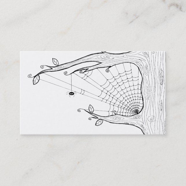 Tarjeta del perfil del árbol de la araña (Anverso)