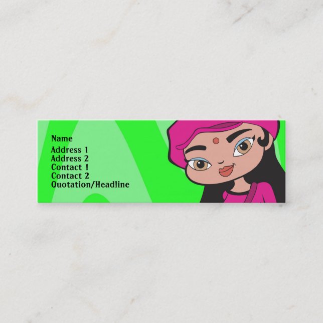 Tarjeta del perfil del Capricornio (Anverso)