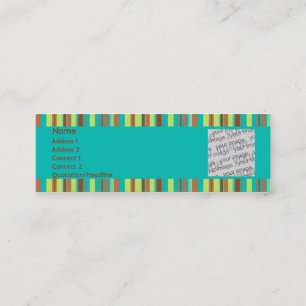 Tarjeta del perfil del chocolate de la menta