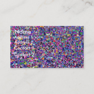 Tarjeta del perfil del confeti