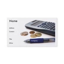 Tarjeta del perfil del contable