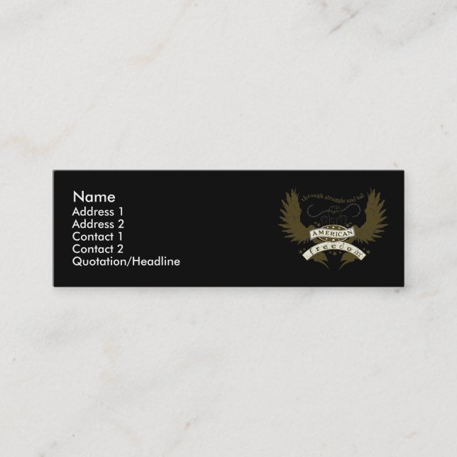 Tarjeta del perfil del diseño de la lucha (Anverso)