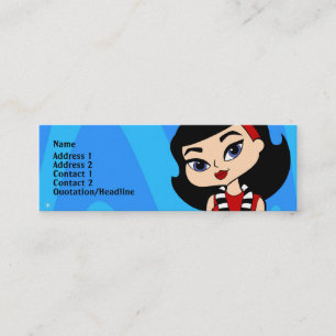 Tarjeta del perfil del escorpión