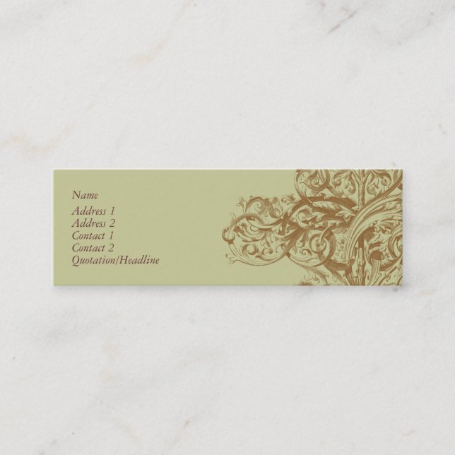 Tarjeta del perfil del Flourish (Anverso)