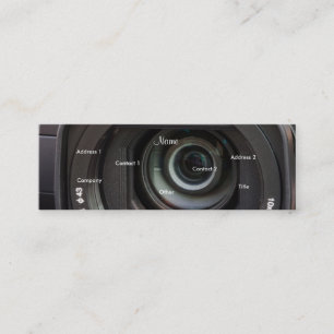 Tarjeta del perfil del fotógrafo - personalizable