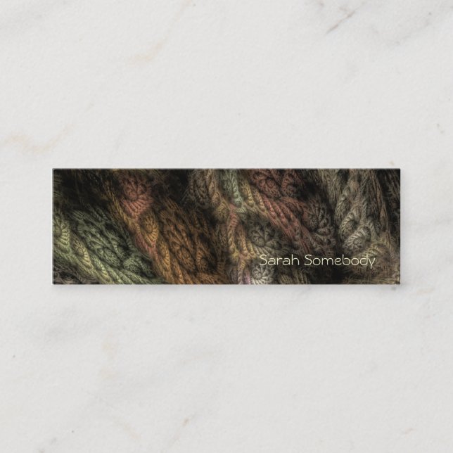 Tarjeta del perfil del fractal de Aran (Anverso)