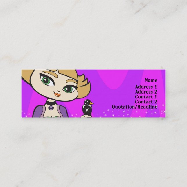 Tarjeta del perfil del libra (Anverso)