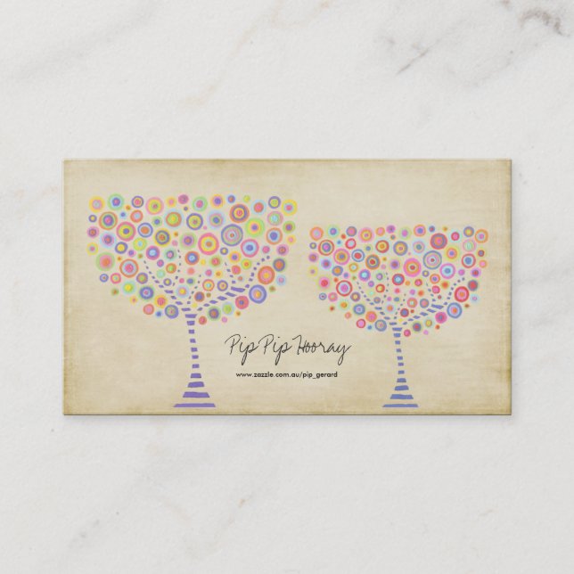 Tarjeta del perfil del negocio personal de la (Anverso)