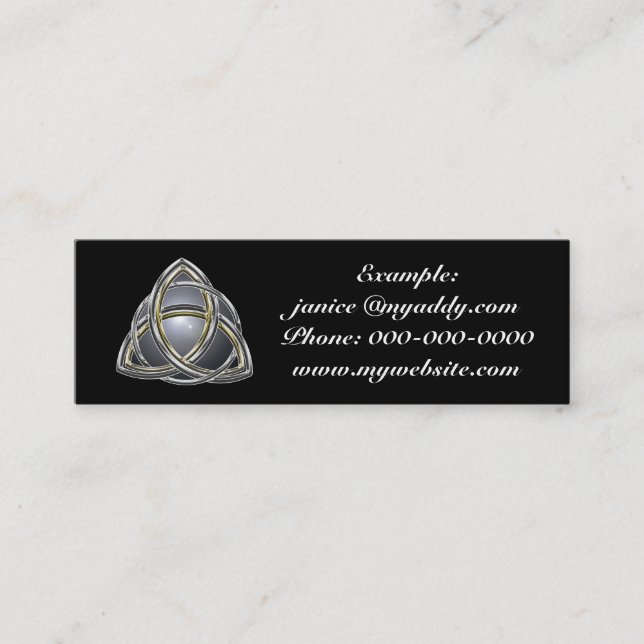 Tarjeta del perfil del nudo 2 de la trinidad (Anverso)