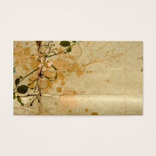 Tarjeta del perfil del vintage