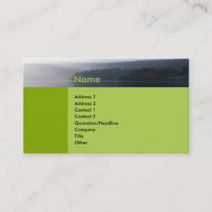 Tarjeta del perfil del zen