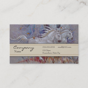 Tarjeta del perfil - unicornio