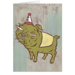 Tarjeta del perro de Snaggle