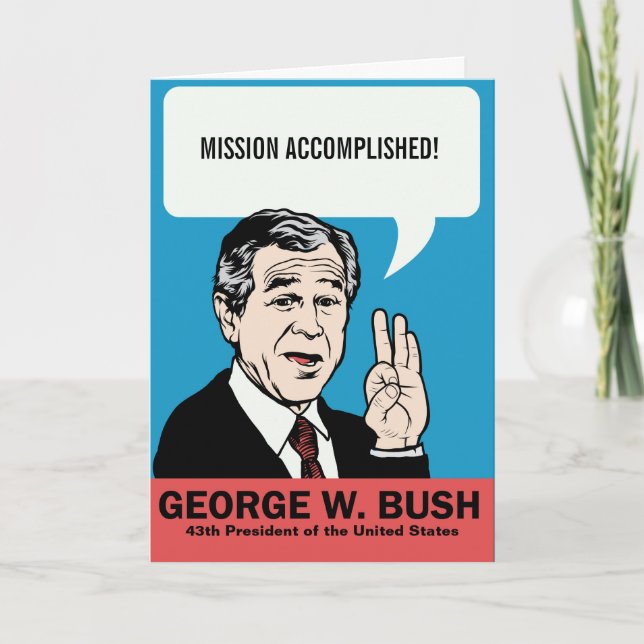 Tarjeta del personalizable de George W. Bush (Anverso)