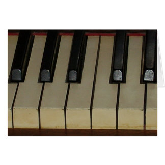 Tarjeta del piano