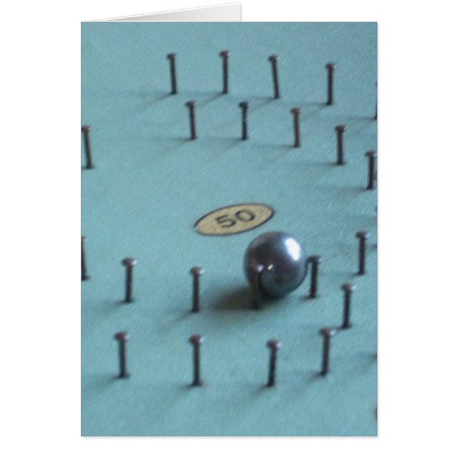 Tarjeta del pinball (Frente)