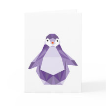 Tarjeta del pingüino