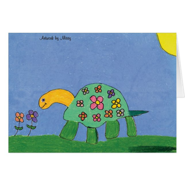 Tarjeta del poder de la tortuga (Anverso (Horizontal))