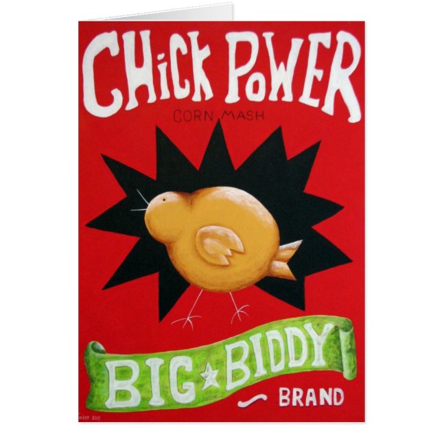 Tarjeta del poder del polluelo (Frente)