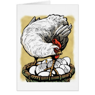 Tarjeta del pollo