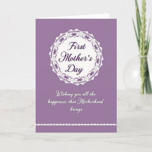 Tarjeta del primer día de las madres