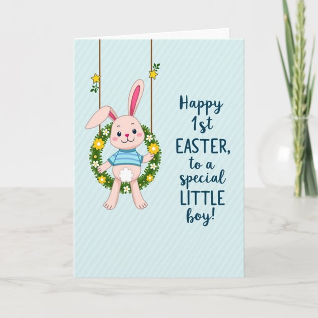 Tarjeta del primer niño de Pascua (Anverso)