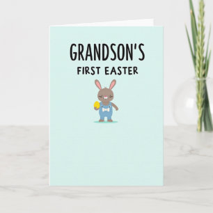 Tarjeta del Primer Pascua para Nieto