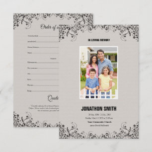 Tarjeta del programa Memorial