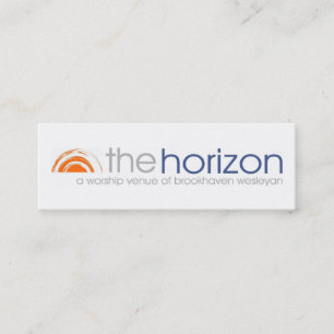 Tarjeta del promo del horizonte