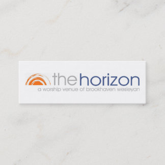 Tarjeta del promo del horizonte