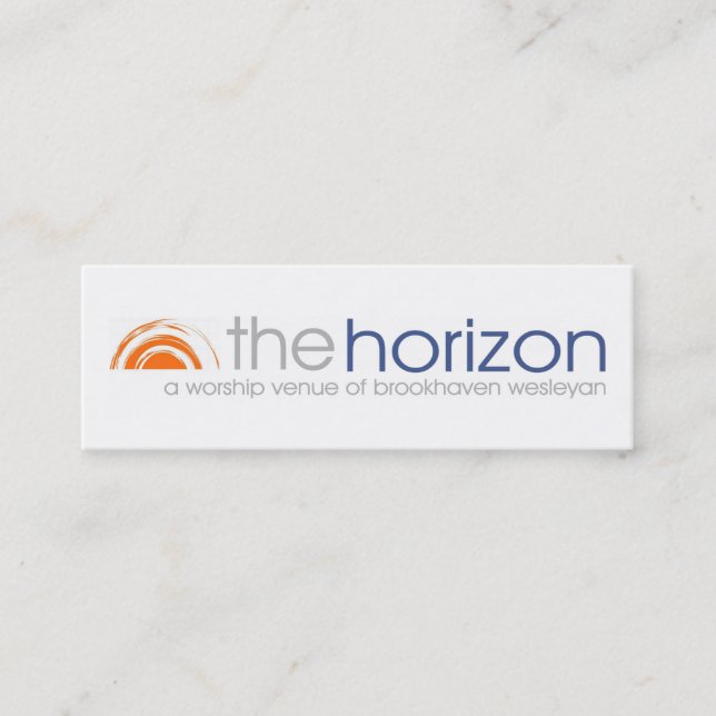 Tarjeta del promo del horizonte (Anverso)