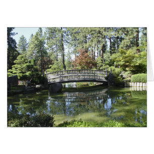 Tarjeta del puente del jardín
