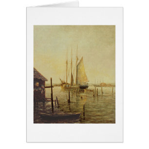 Tarjeta del puerto de Paul McGehee "Boothbay"
