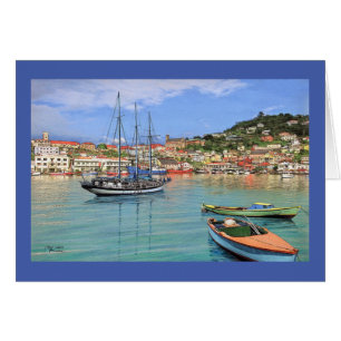 Tarjeta del puerto de Paul McGehee "Grenada - San
