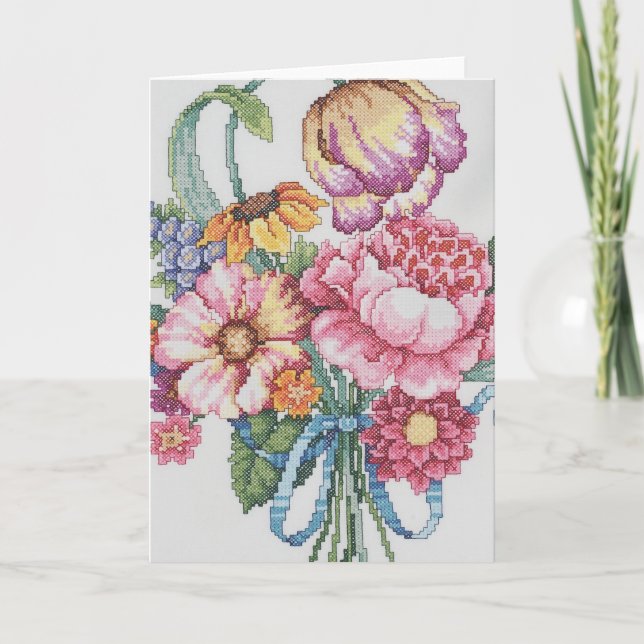 Tarjeta del ramo floral (Anverso)