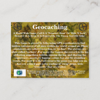 Tarjeta del rastro de Geocaching - cerca: WV