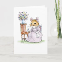 Tarjeta del ratón de Jane Austen