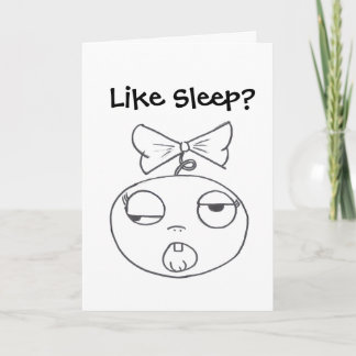 Tarjeta del recién nacido de Stinkeye