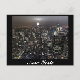 Tarjeta del recuerdo de Nueva York del paisaje